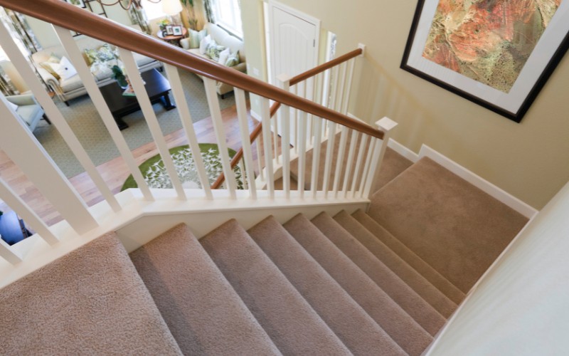 carpet on stairs