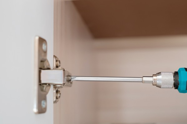 How to adjust cabinet doors
